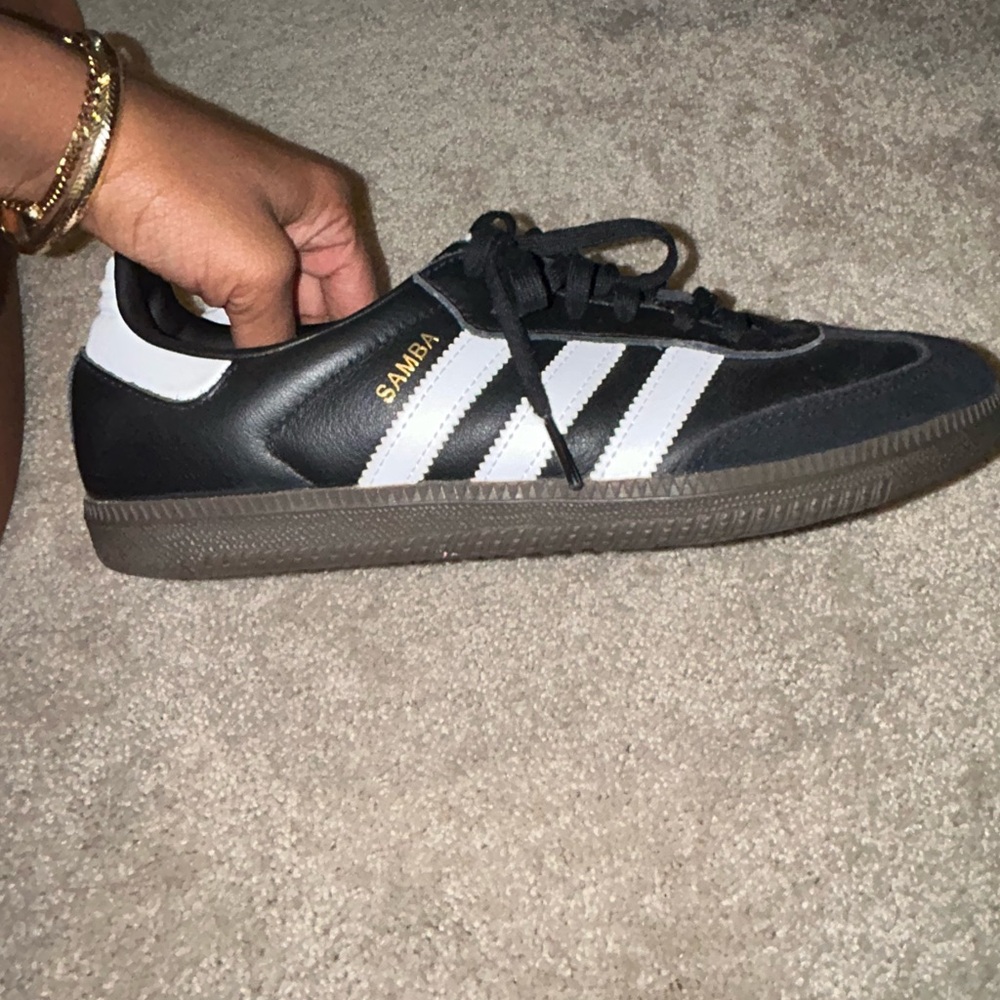 Adidas Samba Black White Gold Women’s  Sneakers